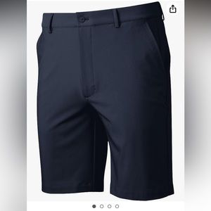 Greg Norman blue dress shorts